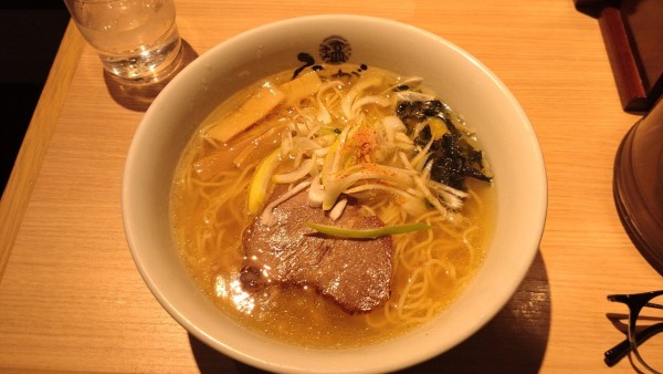 「塩らーめん」@ひるがお アクアシティお台場店の写真