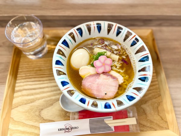 「味玉淡麗えびそば(汐)」@えびそば 緋彩の写真