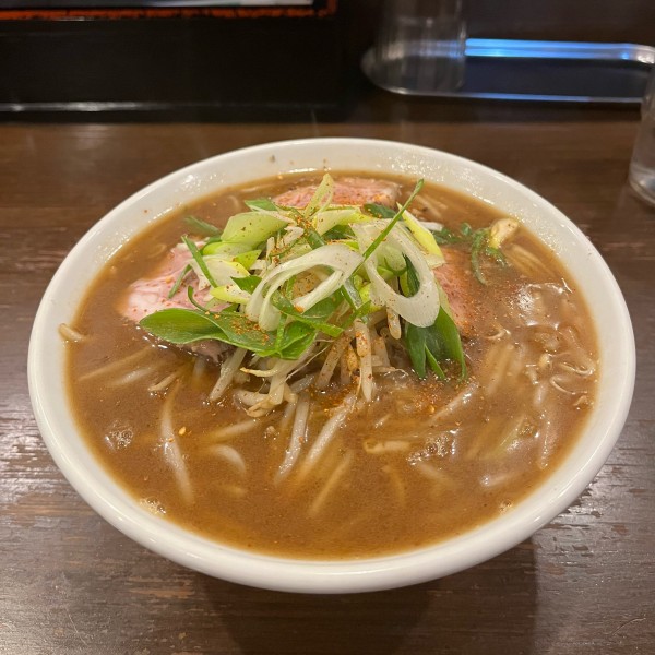 「炙り味噌ラーメン　札幌式」@らぁめん 甚 西中島店の写真