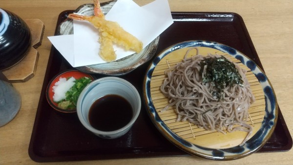 「天ざるそば1000円」@吾妻そばの写真