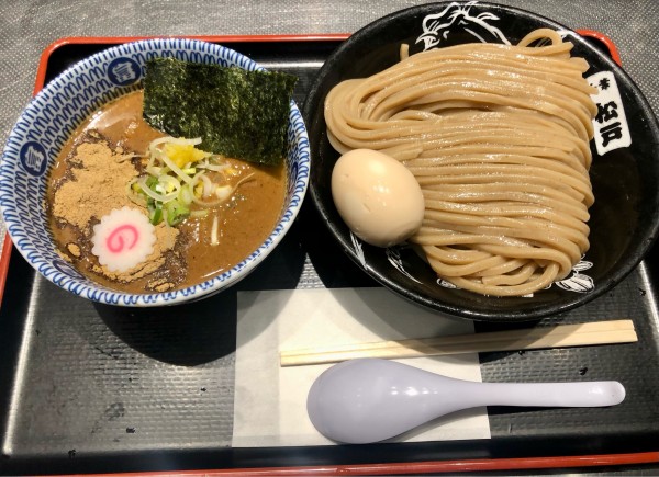 「半熟味玉濃厚つけ麺大盛320g　1300円」@松戸富田麺絆の写真