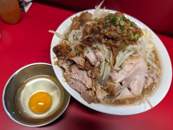 「【限定】ポン酢ラーメン980円＋生卵70円」@ラーメン二九六の写真