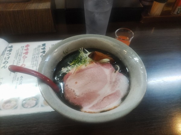 「黒味噌らーめん」@味噌専門 麺屋大河の写真