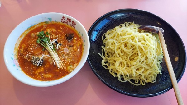 「辛チョンつけ麵 940円」@中華 大勝軒の写真