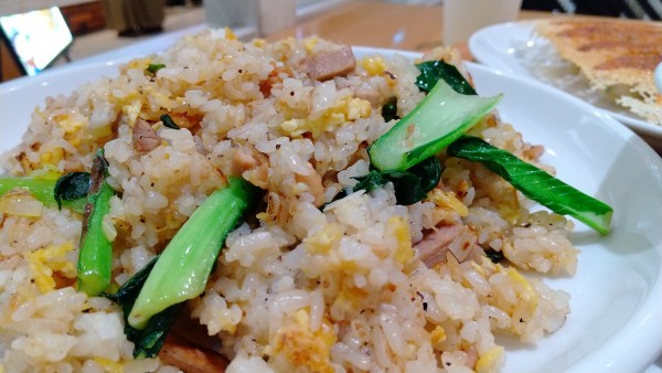 「#チャーシューチャーハン #餃子 #960円#大盛 #100」@謝謝餃子軒の写真