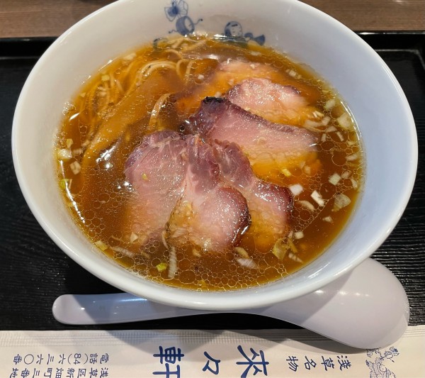 「ミニチャーシュー麺」@淺草 來々軒の写真