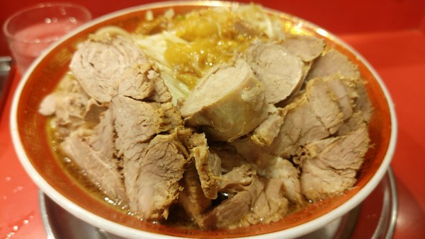 「麺増し・大豚ダブル(アブラカラメ)¥1,350」@ラーメンタロー 大森の陣の写真