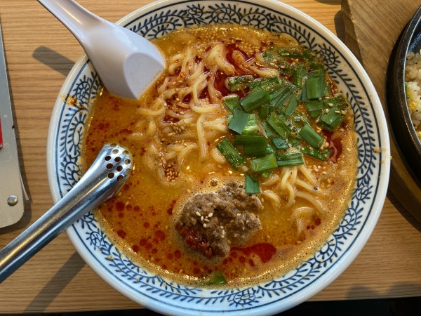 「白胡麻担々麺¥825+チャーハンセット¥220」@丸源ラーメン 深谷店の写真