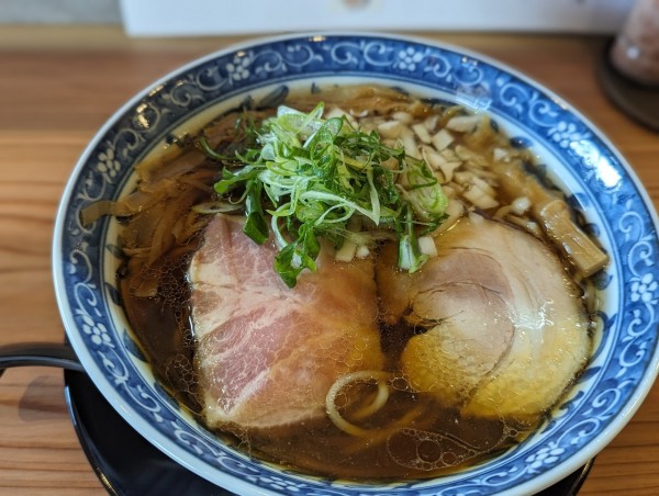 「木桶醤油らぁめん」@麺屋 夢風の写真