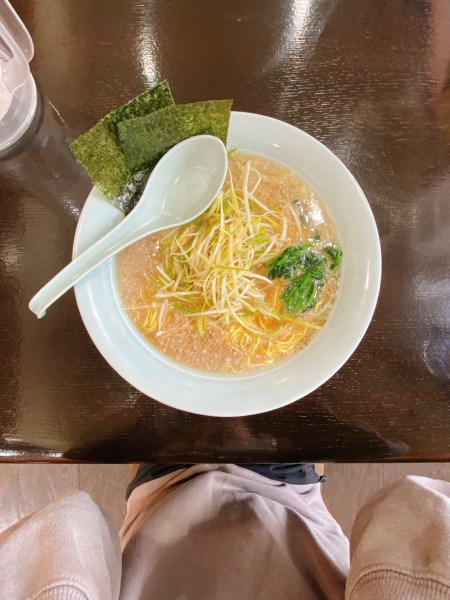 「ネギネギセット　めん中盛」@椿ラーメンショップの写真