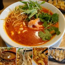 濃厚海老だし担々麺＋排骨＝1580円