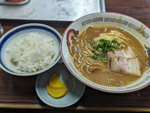 「中華そばライス」@うらしま食堂の写真