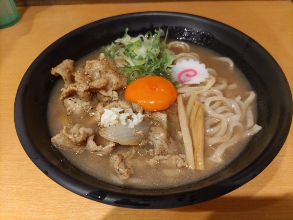 「肉玉そば+半ライス」@肉玉蕎麦 おとど 北松戸総本山の写真