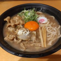 肉玉そば+半ライス