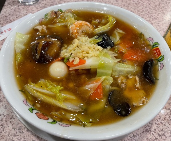 「五目あんかけラーメン」@餃子の王将 橋本駅ビル店の写真