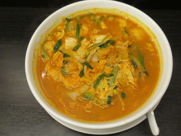 「チゲ味噌ラーメン（690円）」@日高屋 三鷹北口店の写真