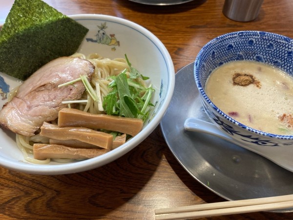 「鶏塩つけめん」@中華そば 一楽の写真