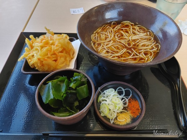 「野菜かき揚げそば（550円）」@ゆで太郎 北本深井店の写真