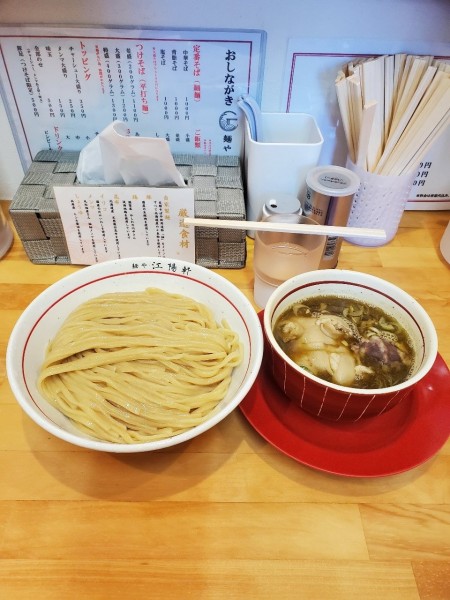 「つけそば大盛豚足TP@1700」@麺や 江陽軒の写真