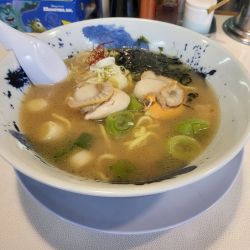 噴火湾産ホタテ塩ラーメン