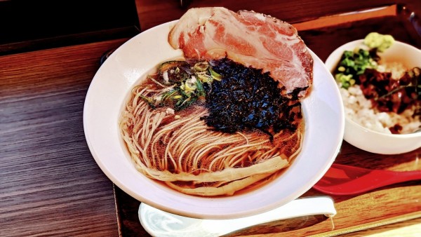 「たわら屋特製ラーメン＋アサリしぐれ丼（890円＋390円）」@御前崎レストラン たわら屋の写真