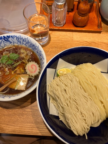 「清湯つけそば　1000円」@つけそば 神田勝本の写真