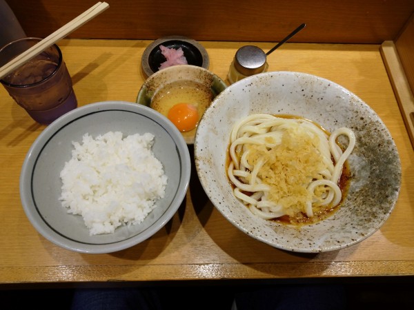 「たまごかけご飯セット（500円）」@ふたば製麺の写真