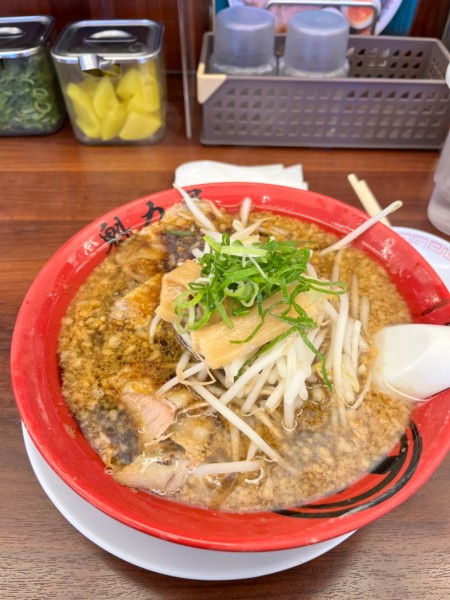 「漆黒醤油ラーメン」@京都北白川 ラーメン魁力屋 茂原店の写真