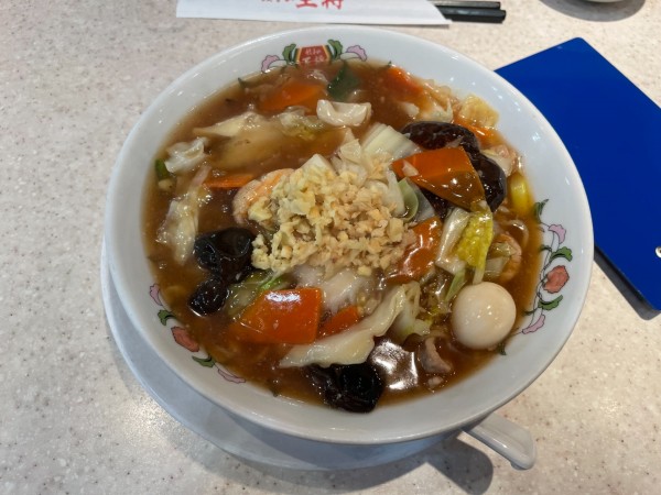 「五目あんかけラーメン（期間限定）」@餃子の王将 本川越店の写真