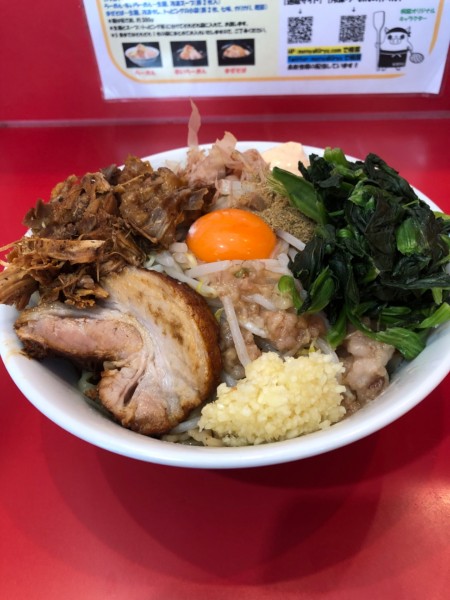 「まぜそば　ミニ」@麺屋 桐龍 久喜店の写真