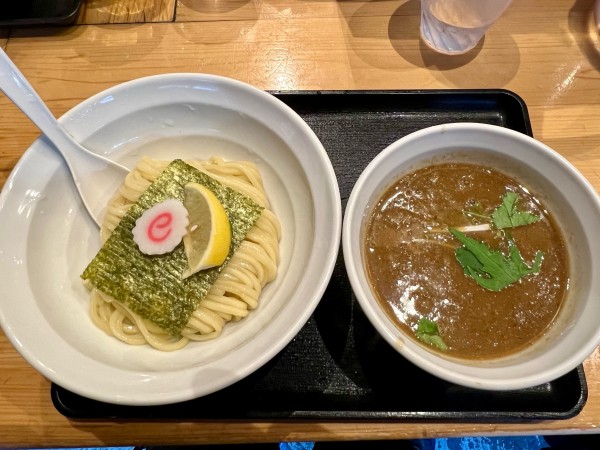 「濃厚煮干しつけ麺」@つけめん 蕾 本家の写真