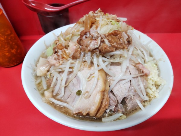 「小 ニンニク少し、アブラマシ」@ラーメン二郎 一橋学園店の写真