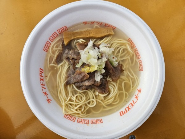 「特製ネギだれ！牛タン塩中華そば」@第9回ラーメンEXPO2023in万博公園の写真