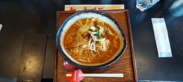 「赤鬼大将ラーメン」@ガキ大将ラーメン匠 富士吉田店の写真