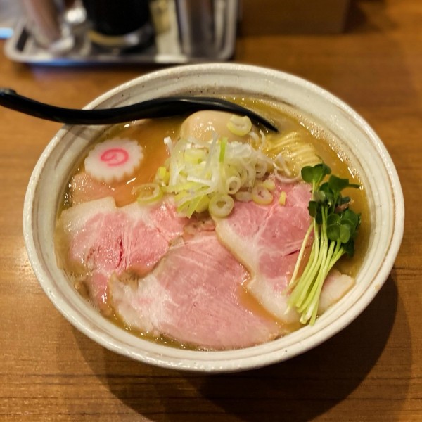 「特選鶏そば+大盛」@麺屋 NOROMAの写真