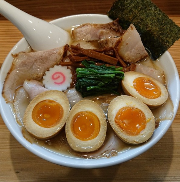 「しおチャーシューメン + 味玉W」@オランダ軒の写真