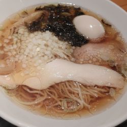 あっさり鶏そば　味玉トッピング