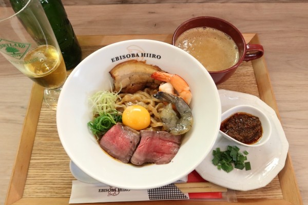 「【限定】激変！？えび味噌まぜ台湾ラーメン￥１８００」@えびそば 緋彩の写真