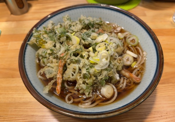 「天ぷらそば(610円)」@福そばの写真