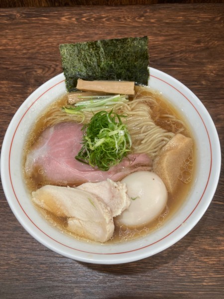 「中華そば 煮玉子」@中華そば 燕屋商店の写真