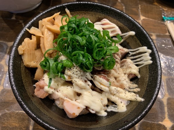 「チャーマヨ丼」@特級鶏蕎麦 龍介の写真