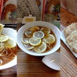 『レモンラーメン 鶏天+大盛(¥1200+150)』