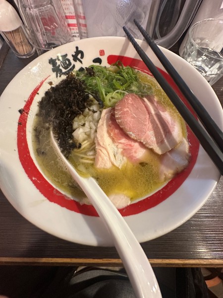 「浅利香味そば　1080円」@麺や でこの写真