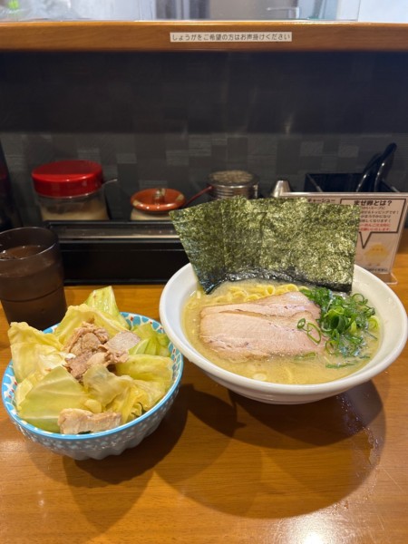 「塩ラーメン並　キャベチャー」@らーめん ささきの写真
