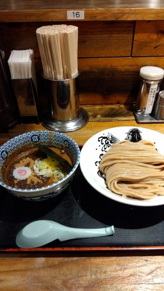 「濃厚つけ麺ミニ(170g)」@松戸中華そば 富田食堂の写真