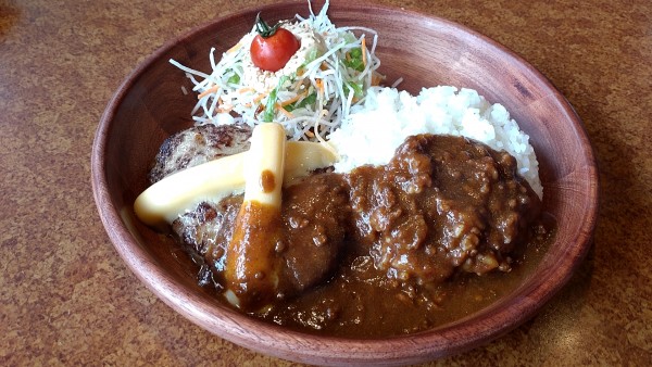 「チーズカレーバーグディッシュ　1,210円」@びっくりドンキー 土浦店の写真