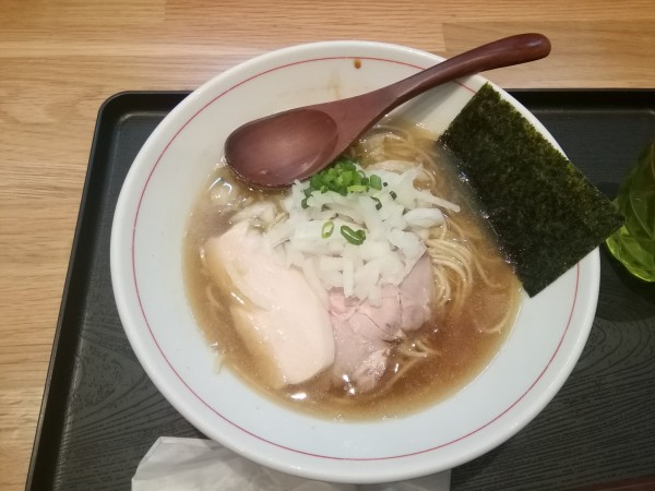 「(特別営業 麺屋謝)煮干しそば(980円)」@(SCLabo)の写真