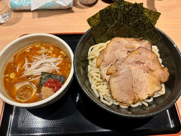 「辛つけ麺」@麺屋 はつがい 北上店の写真