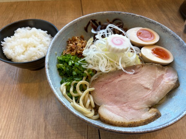 「【限定】塩油そば生姜Ver.980円、半ライス130円」@らぁめん蓮華の写真