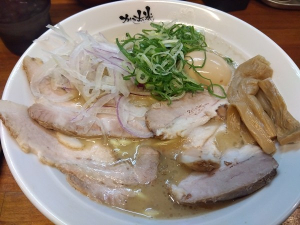 「特製濃厚ぶっつぶしラーメン」@らーめん かつお拳の写真